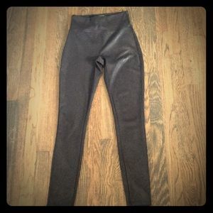 Spanx size small shimmery leggings
